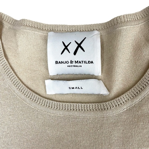 Banjo & Matilda Australia C'est Si Bon Sweater Cashmere Silk Small - Picture 6 of 12